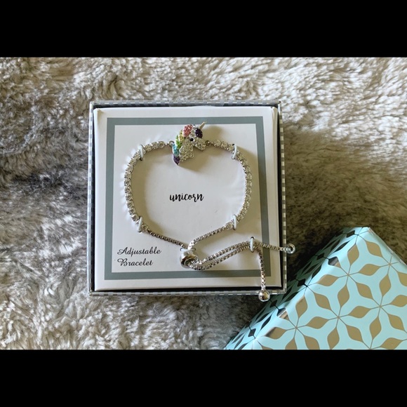 Sterling Silver Unicorn Bracelet Nickel Free - Picture 2 of 4